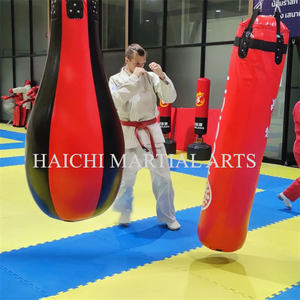 Professionnel adulte Gym exercice <span class=keywords><strong>boxe</strong></span> lourde sac de <span class=keywords><strong>boxe</strong></span> ensemble non rempli vide en cuir PVC matériel Fitness Arts martiaux entraînement - Product Image 4