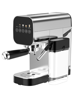 Macchina per Caffè Espresso Domestica Digitale in Acciaio Inox 1350W con Serbatoio per Latte <span class=keywords><strong>Russo</strong></span>, per Caffè Freddo, Latte e Cappuccino - Product Image 5