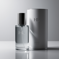 Bouteilles de parfum en verre réutilisables de 2oz 3oz 5oz 10ml 30ml 100ml contenants de parfums vides carrés avec boîte