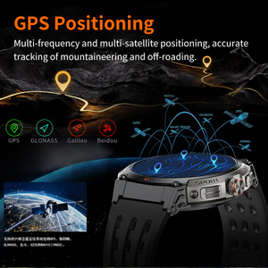 Outdoor AK17G GPS Smart Watch 1.43" AMOLED 400mAh Large Battery BT Call Compass IP68 Waterproof Watch for Men Sport Smartwatch - Product Image 5