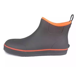 Botas de cubierta con estilo, botas de barco impermeables antideslizantes, Botas de lluvia de calidad de pies anchos para hombres, botas de trabajo de jardín para mujeres - Product Image 2