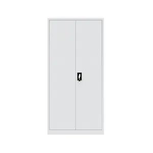 Дешевый белый раздвижной дверной шкаф для документов, стеклянный дверной шкаф, металлический офисный шкаф с регулируемой полкой