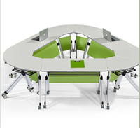 Bureau de formation pliant de bureau scolaire de haute qualité bureau de réunion de conférence pliable