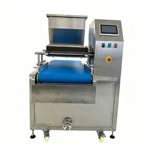 เครื่องทำคุกกี้สเตนเลสสตีล ควบคุมด้วย PLC สำหรับทำคุกกี้แฟนซี บิดเกลียวและตัดเส้น - Product Image 2