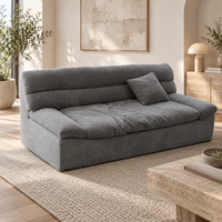 QINUO Vakuumverpacktes Rechteckiges Modulares Sofa mit Schwammfüllung Lineares Design Stoffmaterial Modulares Sofa