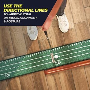 Putter de <span class=keywords><strong>Golf</strong></span> en bois vert-entraîneur de <span class=keywords><strong>golf</strong></span> vert intérieur <span class=keywords><strong>tapis</strong></span> de mise de <span class=keywords><strong>golf</strong></span> 1 trou aides à l'entraînement mini <span class=keywords><strong>tapis</strong></span> de <span class=keywords><strong>Golf</strong></span> en stock - Product Image 5