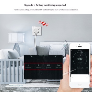 <span class=keywords><strong>Prise</strong></span> murale <span class=keywords><strong>WiFi</strong></span> personnalisée Tuya Smart Home 16A avec compteur de puissance, contrôle à distance par application, minuterie, verre trempé, cuivre pur, <span class=keywords><strong>prise</strong></span> européenne - Product Image 3