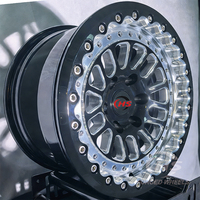 Jantes forgées personnalisées Drag Racing Beadlock 6*135 6*139.7 pour Corvette C8 Z06 Corvette C8 Z06 Challenger SRT GT-R R35 WRX STI