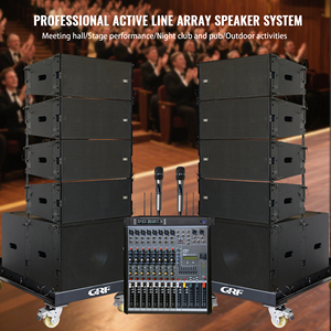 Sistema Audio Personalizzabile, Soluzione Professionale, Altoparlante Line Array Attivo a Due Vie con Doppio Woofer da 10 Pollici per <span class=keywords><strong>DJ</strong></span> e Performance sul Palco - Product Image 2