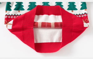 Automne Coton O-Neck Noël <span class=keywords><strong>Renne</strong></span> Intarsia Anti-Pilling <span class=keywords><strong>Pull</strong></span> <span class=keywords><strong>Pull</strong></span> Tricoté pour Garçons - Product Image 4