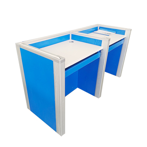 โต๊ะ<span class=keywords><strong>สอ</strong></span>บโรงเรียนโต๊ะสองชั้นมีพาร์ทิชันโต๊ะสำนักงานโต๊ะห้องสมุดมีพาร์ทิชัน - Product Image 2