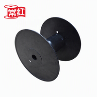 Bobine en plastique vide noire Changhong 295 mm pour ligne électrique industrielle