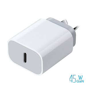 Cargador Rápido Inteligente de Pared Australiano de 45 W con Enchufe Australiano, USB-C Tipo C PD Gan, Adaptador de Carga Súper Rápida para Samsung T4510 S26 S25 <span class=keywords><strong>Ep</strong></span> <span class=keywords><strong>Ta845</strong></span> - Product Image 1