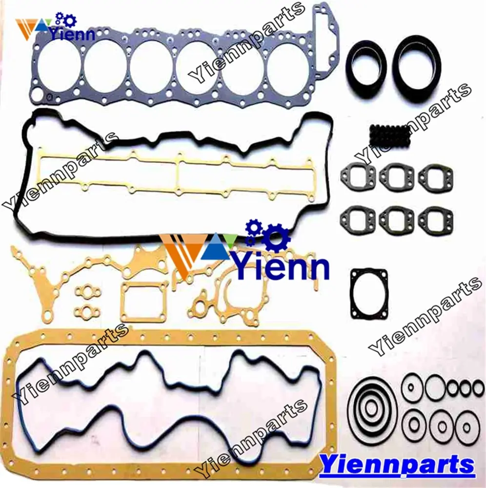 JO8E J08E J08ET Revisión completa Kit de junta para motor Hino Kobelco excavadora Diesel