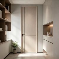 Portes intérieures modernes en bois massif composite MDF mélaminé polymère, isolation acoustique, construction durable, garantie 1 an, salle de bain, chambre à coucher