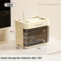 Boîte de gestion de câbles et organiseur de multiprises avec couvercle ventilé pour rangement de fils, idéal pour la maison et le bureau - Vente en gros directe usine