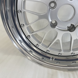 Jantes en alliage forgé RCSR <span class=keywords><strong>2</strong></span> pièces 5x112 5x127 à déport profond chromées en aluminium 18 19 20 21 22 24 26 pouces 20 22 Accessoires pour SUV et voitures - Product Image 6