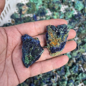 Piedra de Incienso de Mineral de Cobre Azul Natural al por Mayor para Decoración del Hogar - Product Image 3