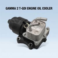 Refroidisseur d'huile moteur et filtre à huile pour Hyundai Tucson Sonata Elantra Kona Kia K5 Sportage Seltos OE 264102M800 26410-2M800