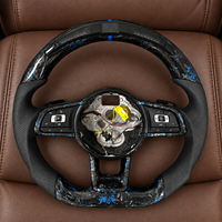 Volant GTI en fibre de carbone pour Volkswagen Golf 7 MK7.5 R GTD GTE Polo GTI Jetta CC Passat B8 Tiguan Volant sport