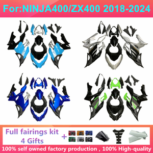 Kits de carénages de moto compatibles avec <span class=keywords><strong>KAWASAKI</strong></span> Ninja400 EX400 EX <span class=keywords><strong>Ninja</strong></span> 400 2018 <span class=keywords><strong>2019</strong></span> 2020 2021 2022 2023 Kit de carénage complet - Product Image 3