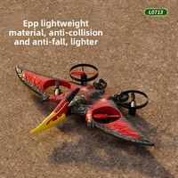 Drone ptérodactyle en mousse télécommandé durable Simulation de drone à quatre axes Drone de glisse de dinosaure Vol en plastique transfrontalier