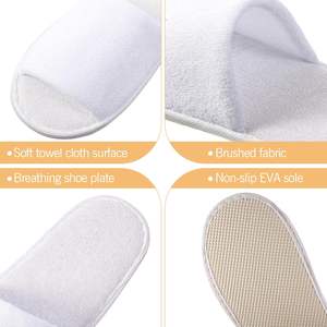 Pantuflas Desechables Antideslizantes para Huéspedes de Hotel, Pantuflas Unisex Cómodas para Viajes, Baño, Hogar y Salón - Product Image 6