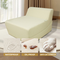 Sofá cama plegable cálido de estilo moderno, tapicería de tela extensible para sala de estar, dormitorio, Hotel, apartamento, escuela, uso en Hospital