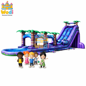 Toboggan aquatique <span class=keywords><strong>gonflable</strong></span> pour adultes, château <span class=keywords><strong>gonflable</strong></span>, PVC flexible de 0,55 mm, résistance commerciale, garantie de 3 ans, festivals, carnavals - Product Image 5