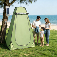 Tente de Douche Pop-Up pour l'Intimité, Cabine de Change Extérieure, Abri Portable pour Toilettes de Camping, Installation Instantanée, Opaque et Imperméable