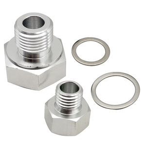 Aluminum Alloy Hydraulic <b>Adapter</b> M12 M16 For LS1 Coolant Temperature Gauge Accessory - Product Image 5