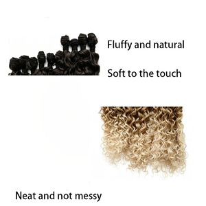 Fibra Sintética de Alta Temperatura para Trenzas Afro Bohemias, Rizos de Esponja, Ondas Oceánicas y Crochet para Tejer - Product Image 3