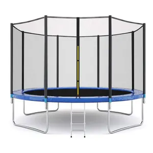 Trampoline de grande w, 4x16 pieds, gym d'extérieur, pour adultes