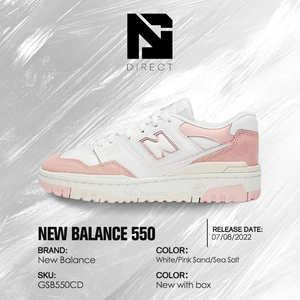 New Balance 550 Big Kid 'Pink Sand White' Dropshipping, Zapatos Escolares para Niños, Zapatillas de Moda para Niñas - Product Image 6