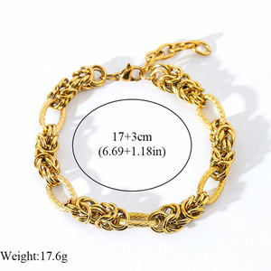 316l נירוסטה שרשרת קישור עגולה לגברים שרשרת תכשיטים וטרנדיים של נשים - Product Image 2