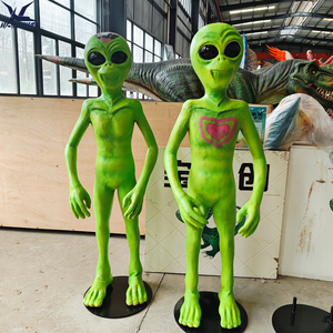 Estatuas <span class=keywords><strong>de</strong></span> Extraterrestres Verdes <span class=keywords><strong>de</strong></span> Alta Simulación a Tamaño Real con Diseño <span class=keywords><strong>de</strong></span> Patrón Personalizado para Decoración <span class=keywords><strong>de</strong></span> Parques Temáticos al Aire Libre - Product Image 1
