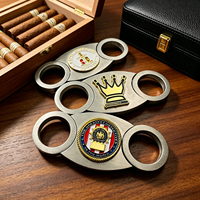Couteau à cigares avec motif gravé, accessoire pour fumeurs, faible MOQ disponible