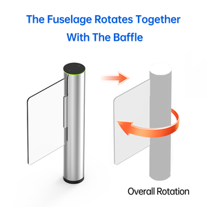 Nhà Máy Giá thép không gỉ tốc độ cổng cực nhỏ gọn trụ cột hình trụ Swing rào cản lối vào turnstile kiểm soát an ninh cao - Product Image 3