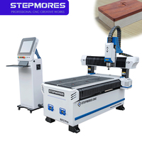 Máquina CNC de 4 Ejes con un Solo Husillo 6012 Pro con Control Syntec y Bomba PLC para Trabajos en Madera, Escultura 3D y Tallado
