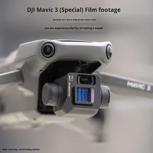 Drone voor Mavic 3 breedbeeld anamorfe <span class=keywords><strong>lens</strong></span> aluminiumlegering film blauw schittering geborsteld filter - Product Image 2