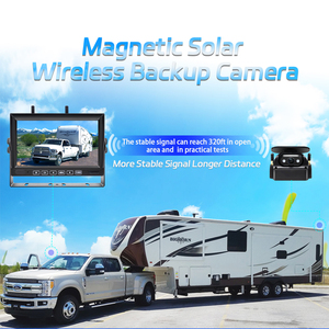 Solar Wireless <strong>Reverse</strong> Camera with AHD <strong>Sensor</strong> Waterproof <strong>7</strong> Inch Screen and Magnet Mount - Product Image 3