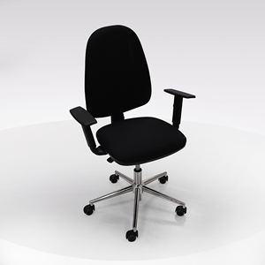 Sedia da Ufficio Mod. START H NERO - Product Image 1