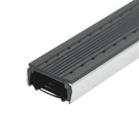 Barre d'écartement flexible en acier inoxydable noir 12A pour fenêtres en verre isolées barre d'aluminium vente en gros