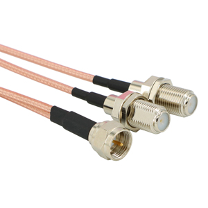 <span class=keywords><strong>Répartiteur</strong></span> F 75 Ohms pour Câble Coaxial TV <span class=keywords><strong>Antenne</strong></span>, <span class=keywords><strong>Répartiteur</strong></span>/Combinateur 3 Voies F Mâle vers Double Femelle Câble RG316 - Product Image 1