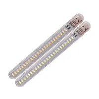 Mini lampe de lecture LED portable USB 5V DC blanc chaud, 3, 8, 16, 24 LED, lampe torche flexible pour ordinateur