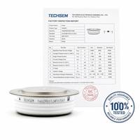 Diode TECHSEM Y60ZPE 2500A à fort surtension 22kA, redresseur de type disque ZT54cT pour chauffage par induction