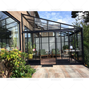 إطار من الزجاج لأربعة فصول في أوغندا للبيع، منزل فيلا للمناطق الخارجية، زجاج ألومنيوم لغرفة الشمس، الأكثر شعبية في المنزل الزجاجي للفنادق - Product Image 2