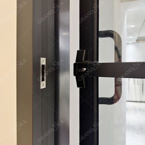 <span class=keywords><strong>Porte</strong></span> intérieure à <span class=keywords><strong>double</strong></span> vitrage à <span class=keywords><strong>prix</strong></span> bon marché <span class=keywords><strong>Porte</strong></span> affleurante en aluminium à une feuille Portes battantes modernes en aluminium pour <span class=keywords><strong>entrée</strong></span> française - Product Image 4