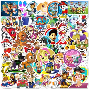 100Pcs Cartoon PAW Patrol Graffiti Adesivos Etiqueta Decorativa Para Bagagem Laptop Motocicleta Notebook Capacete Adesivo À Prova D' Água