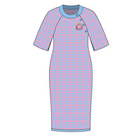 Robes pull personnalisées pour femmes, grandes tailles, amples, tricotées, à manches longues, col rond, imprimées, décontractées, à pois, pour l'automne